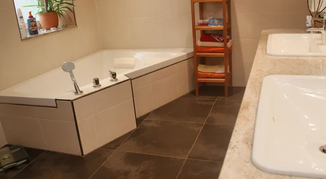 Badezimmer, Wohnhaus Nassau